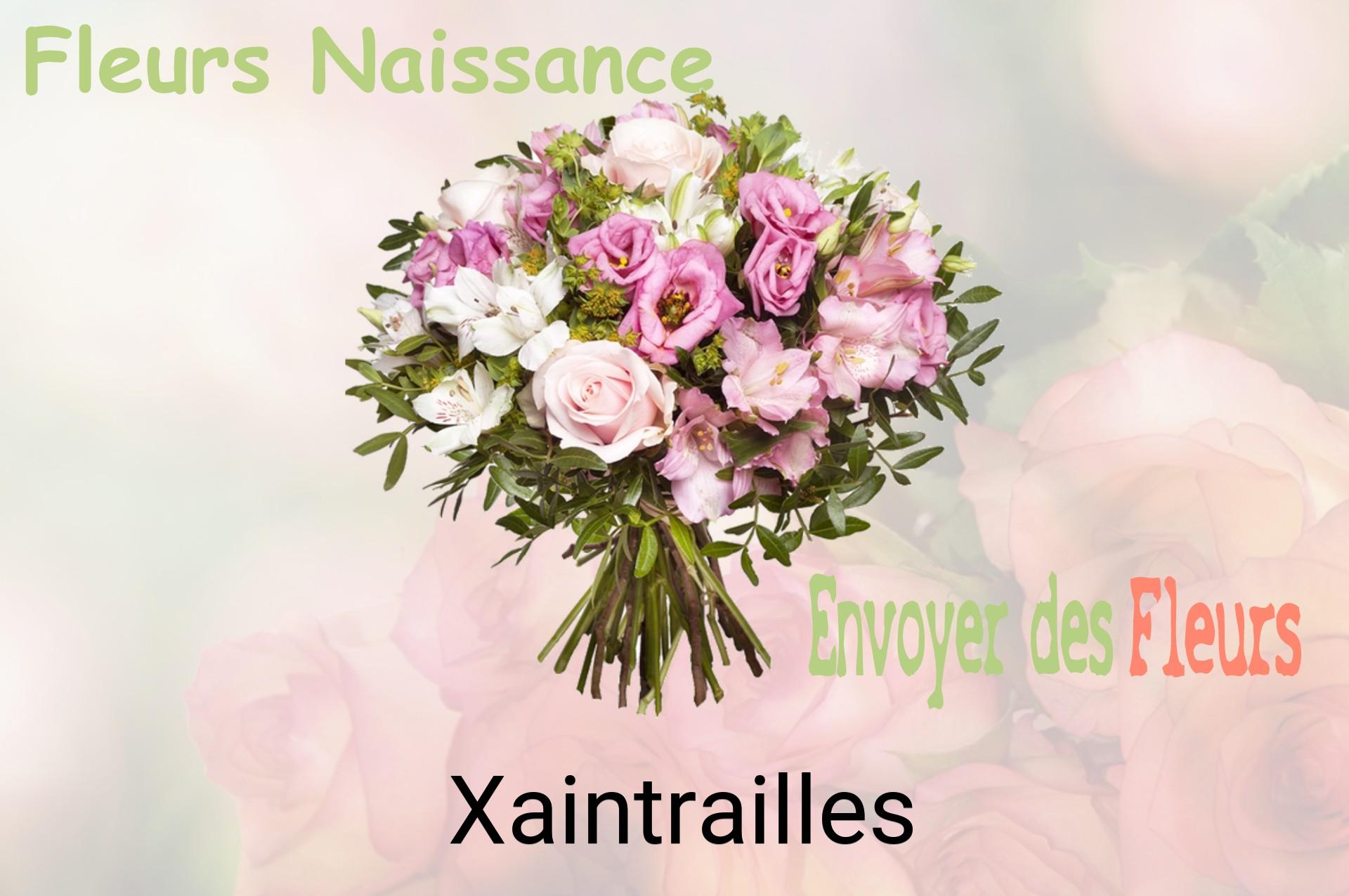 Bouquet de fleurs de naissance livré à Xaintrailles